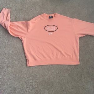 Nike orangish pink crew neck